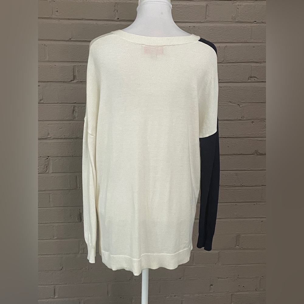 Laurie Felt Heart Design Knit Sweater M View 6